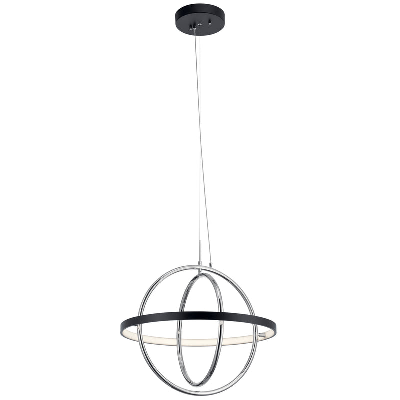 Kichler 84161 LED Chandelier, Matte Black Finish - LightingWellCo