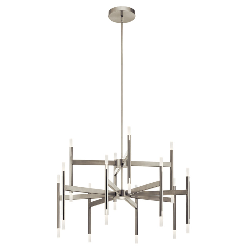 Kichler 84177 LED Chandelier, Brushed Nickel Finish - LightingWellCo