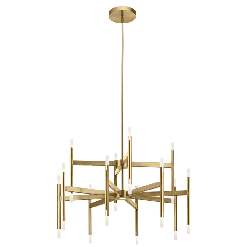 Kichler 84178 LED Chandelier, Champagne Gold Finish - LightingWellCo