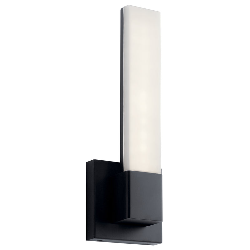 Kichler 84186 LED Wall Sconce, Matte Black Finish - LightingWellCo