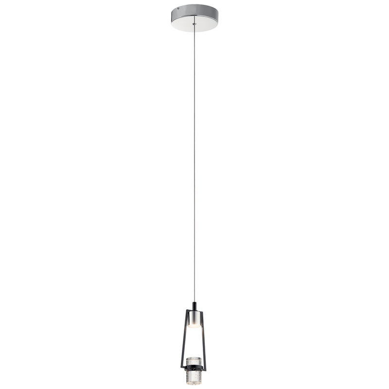 Kichler 84188 LED Mini Pendant, Matte Black Finish - LightingWellCo