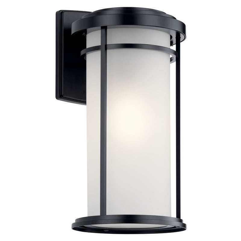 Kichler 49688BK One Light Outdoor Wall Mount, Black Finish - LightingWellCo