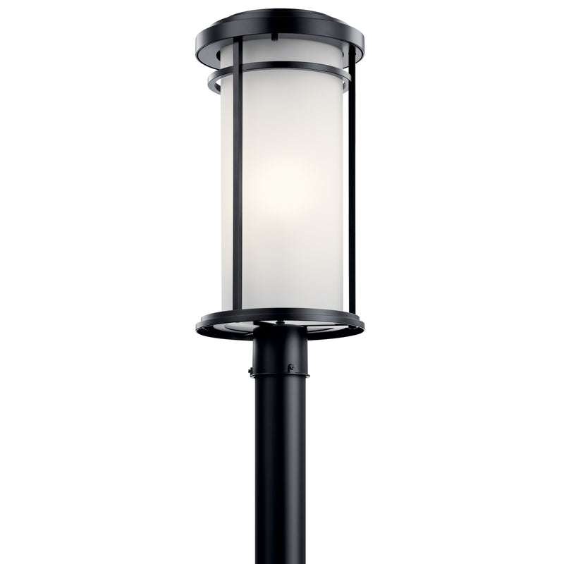 Kichler 49690BK One Light Outdoor Post Mount, Black Finish - LightingWellCo