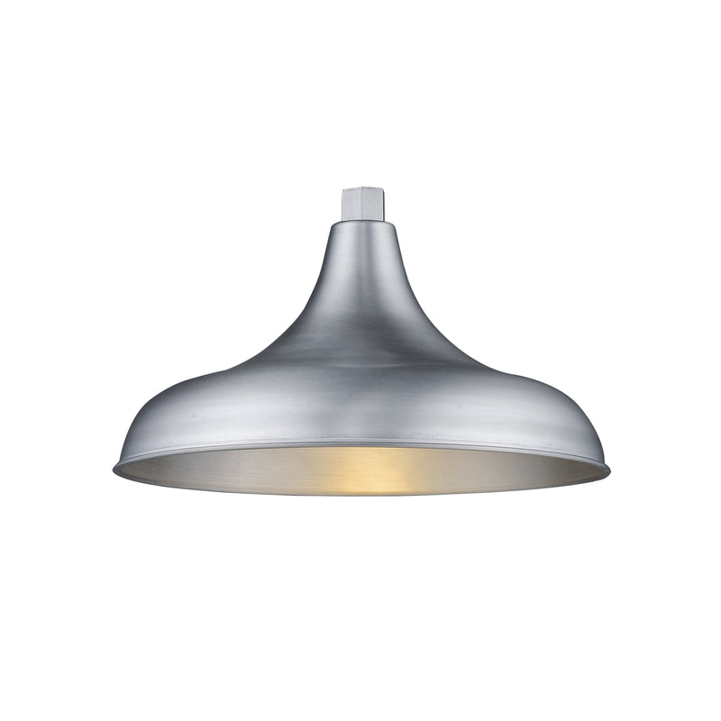 Millennium RMWHS14-BA One Light Pendant, Brushed Aluminum Finish - LightingWellCo