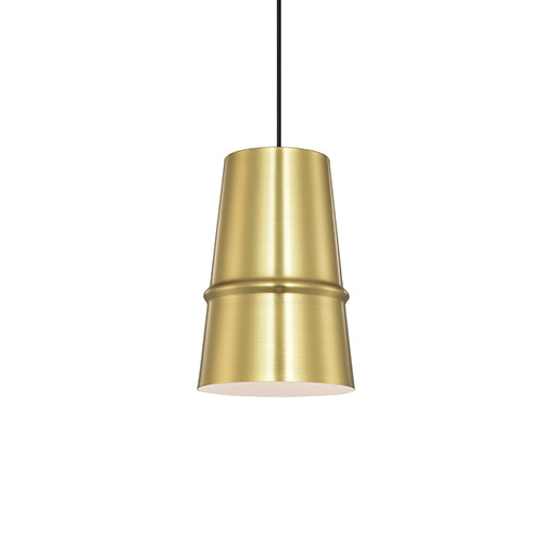 Kuzco Lighting Castor 492208-GD One Light Pendant, Gold Finish - LightingWellCo