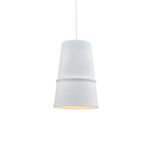 Kuzco Lighting Castor 492208-WH One Light Pendant, White Finish - LightingWellCo