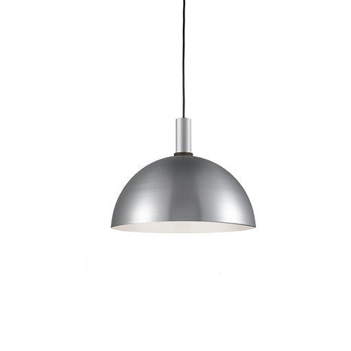 Kuzco Lighting Archibald 492316-BN/BK One Light Pendant, Brushed Nickel / Black Finish - LightingWellCo