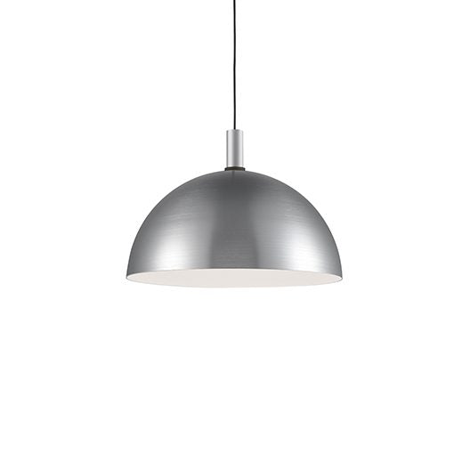 Kuzco Lighting Archibald 492324-BN/BK One Light Pendant, Brushed Nickel / Black Finish - LightingWellCo