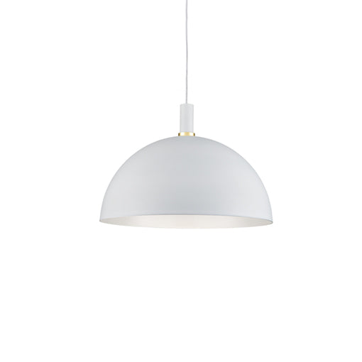 Kuzco Lighting Archibald 492324-WH/GD One Light Pendant, White / Gold Finish - LightingWellCo