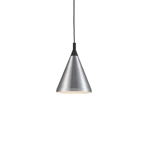 Kuzco Lighting Dorothy 492710-BN/BK One Light Pendant, Brushed Nickel / Black Finish - LightingWellCo