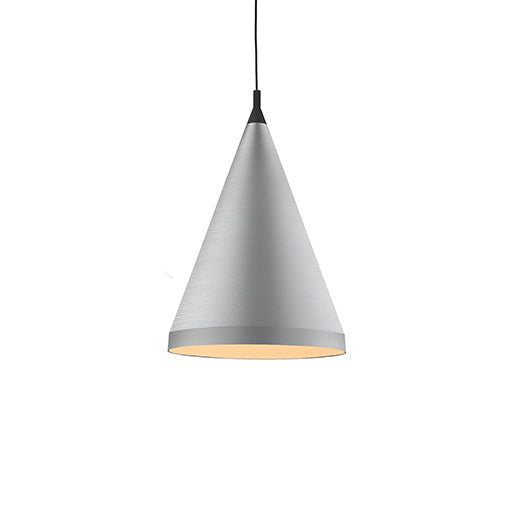 Kuzco Lighting Dorothy 492722-BN/BK One Light Pendant, Brushed Nickel / Black Finish - LightingWellCo