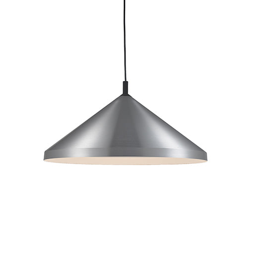 Kuzco Lighting Dorothy 493126-BN/BK One Light Pendant, Brushed Nickel / Black Finish - LightingWellCo