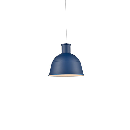 Kuzco Lighting Irving 493513-IB One Light Pendant, Indigo Blue Finish - LightingWellCo