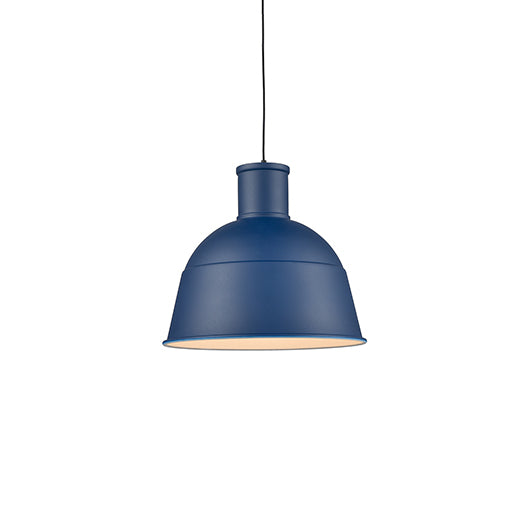 Kuzco Lighting Irving 493522-IB One Light Pendant, Indigo Blue Finish - LightingWellCo