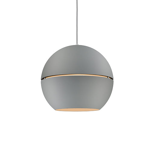 Kuzco Lighting Lucas 494024-GY One Light Pendant, Gray Finish - LightingWellCo