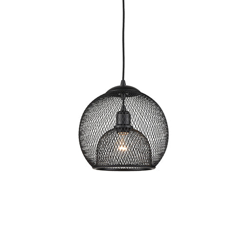 Kuzco Lighting Gibraltar 494412-BK One Light Pendant, Black Finish - LightingWellCo