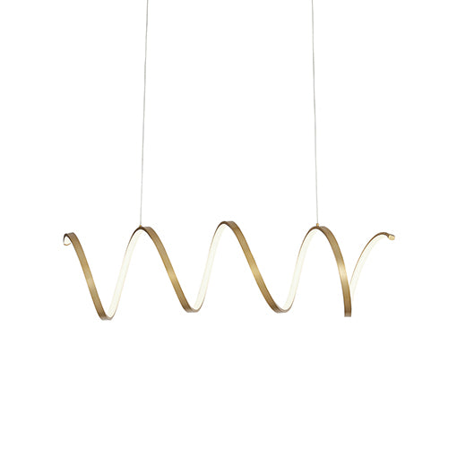 Kuzco Lighting Synergy LP93742-AN LED Pendant, Antique Brass Finish - LightingWellCo