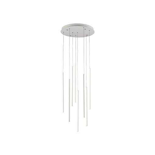 Kuzco Lighting Chute MP14919-WH LED Pendant, White Finish - LightingWellCo