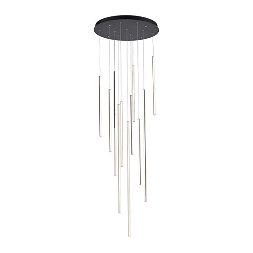 Kuzco Lighting Chute MP14924-BK LED Pendant, Black Finish - LightingWellCo