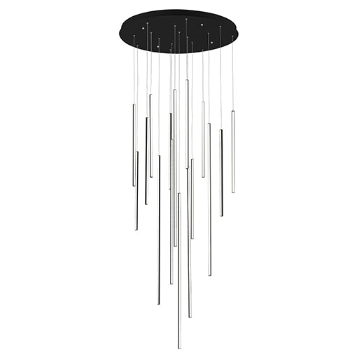 Kuzco Lighting Chute MP14932-BK LED Pendant, Black Finish - LightingWellCo