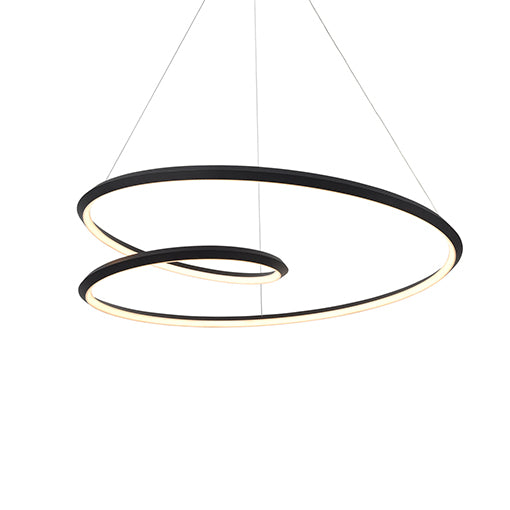 Kuzco Lighting Ampersand PD22339-BK LED Pendant, Black Finish - LightingWellCo