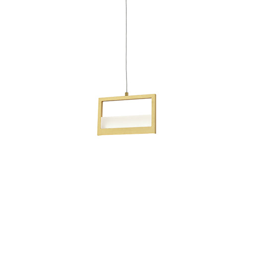 Kuzco Lighting Ratio PD31408-BB LED Pendant, Brushed Brass Finish - LightingWellCo