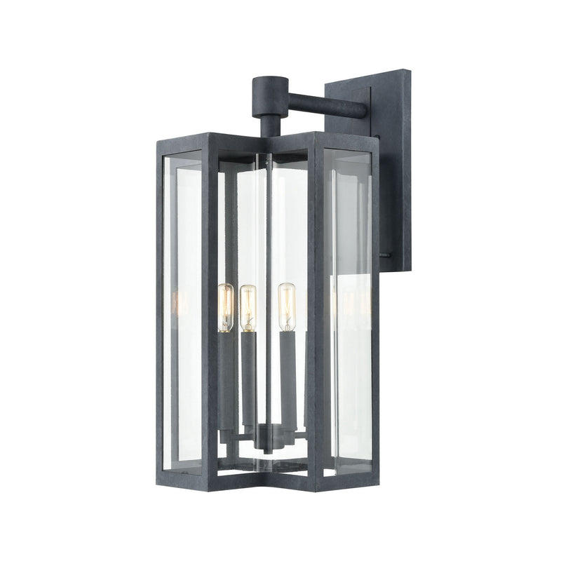 ELK Home 45169/4 Four Light Wall Sconce, Aged Zinc Finish - At LightingWellCo