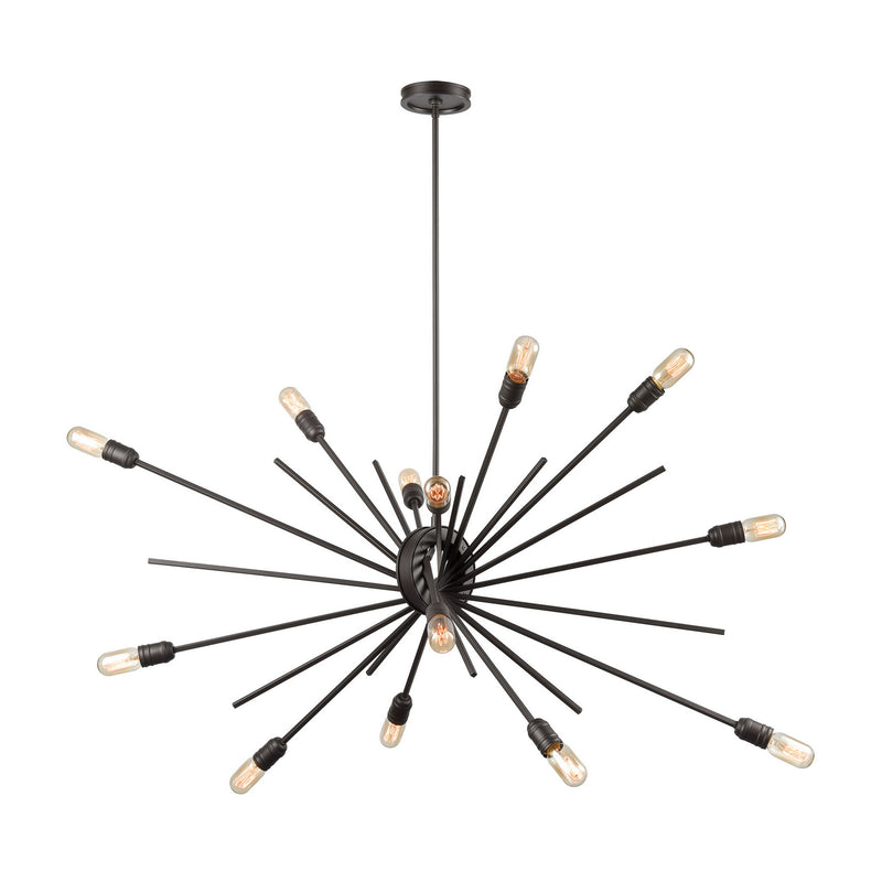 ELK Home 66916/14 14 Light Chandelier, Oil Rubbed Bronze Finish-LightingWellCo