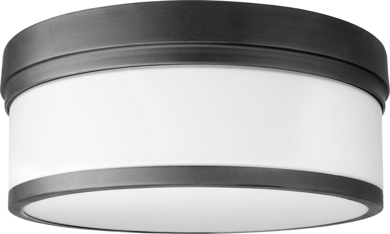 Quorum 3509-14-69 Three Light Ceiling Mount, Black Finish - LightingWellCo