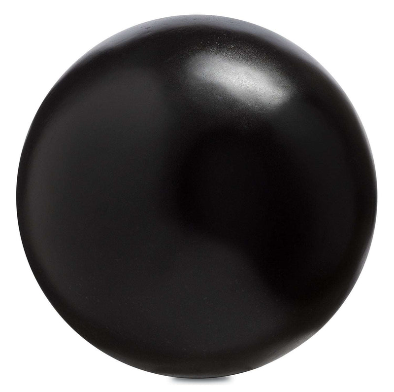 Currey and Company 1200-0051 Concrete Ball, Black Finish - LightingWellCo