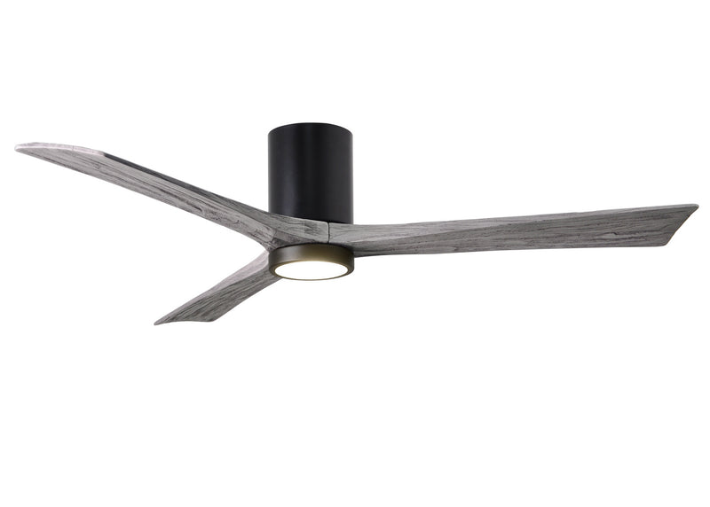 Matthews Fan Company Irene IR3HLK-BK-BW-60 60``Ceiling Fan, Matte Black Finish - LightingWellCo