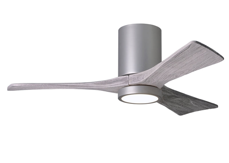 Matthews Fan Company Irene IR3HLK-BN-BW-42 42``Ceiling Fan, Brushed Nickel Finish - LightingWellCo