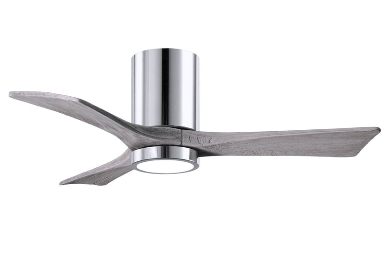 Matthews Fan Company Irene IR3HLK-CR-BW-42 42``Ceiling Fan, Polished Chrome Finish - LightingWellCo