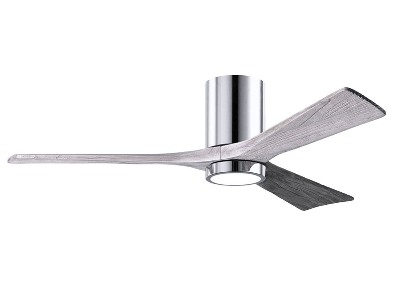 Matthews Fan Company Irene IR3HLK-CR-BW-52 52``Ceiling Fan, Polished Chrome Finish - LightingWellCo