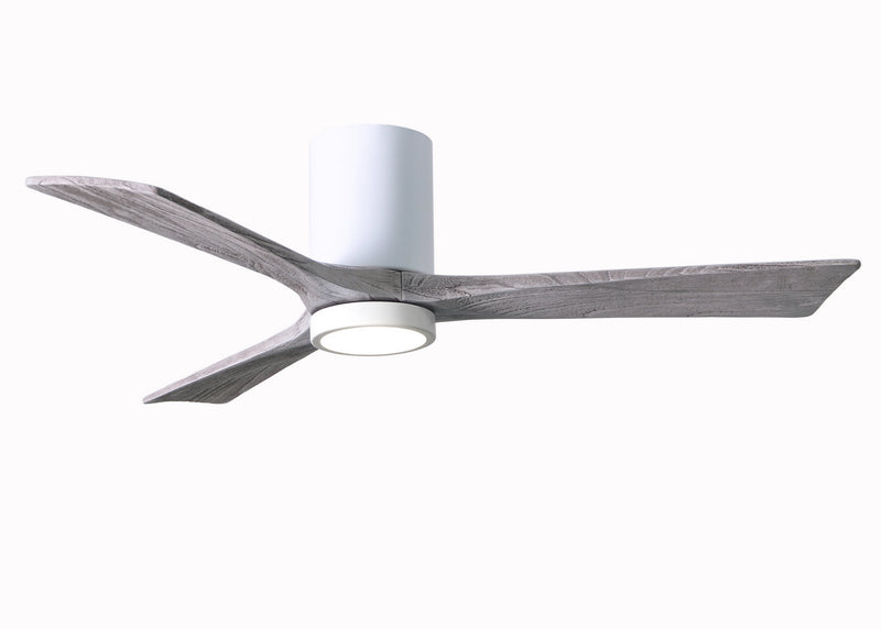 Matthews Fan Company Irene IR3HLK-WH-BW-52 52``Ceiling Fan, Gloss White Finish - LightingWellCo