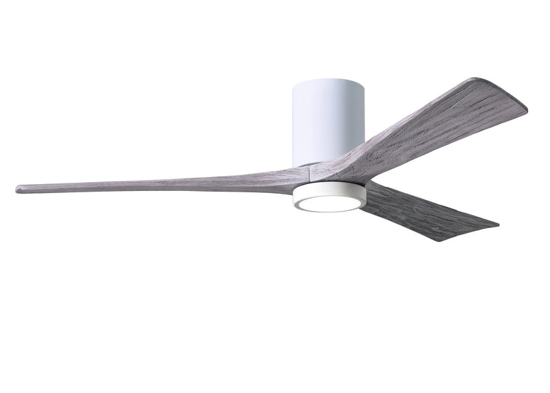 Matthews Fan Company Irene IR3HLK-WH-BW-60 60``Ceiling Fan, Gloss White Finish - LightingWellCo