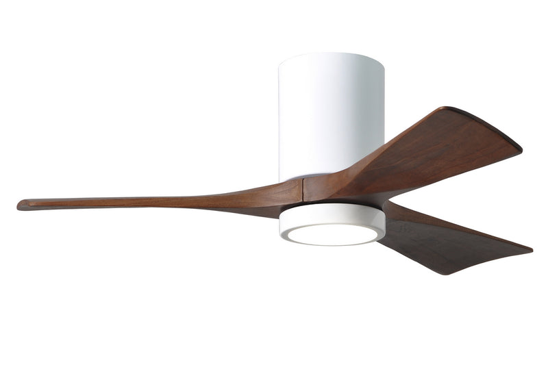 Matthews Fan Company Irene IR3HLK-WH-WA-42 42``Ceiling Fan, Gloss White Finish - LightingWellCo