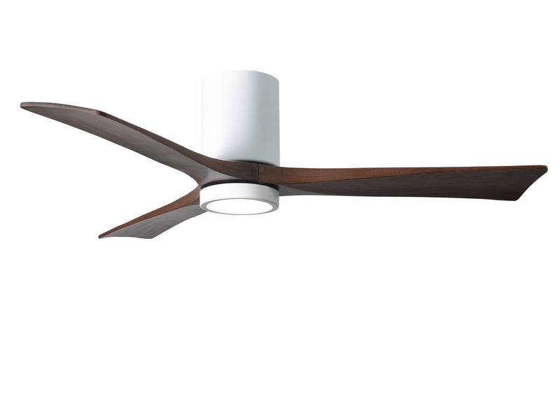 Matthews Fan Company Irene IR3HLK-WH-WA-52 52``Ceiling Fan, Gloss White Finish - LightingWellCo