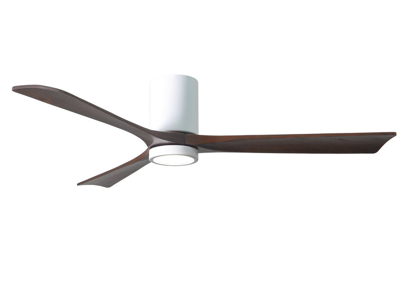 Matthews Fan Company Irene IR3HLK-WH-WA-60 60``Ceiling Fan, Gloss White Finish - LightingWellCo