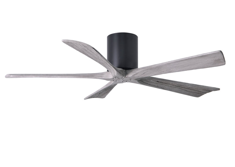 Matthews Fan Company Irene IR5H-BK-BW-52 52``Ceiling Fan, Matte Black Finish - LightingWellCo