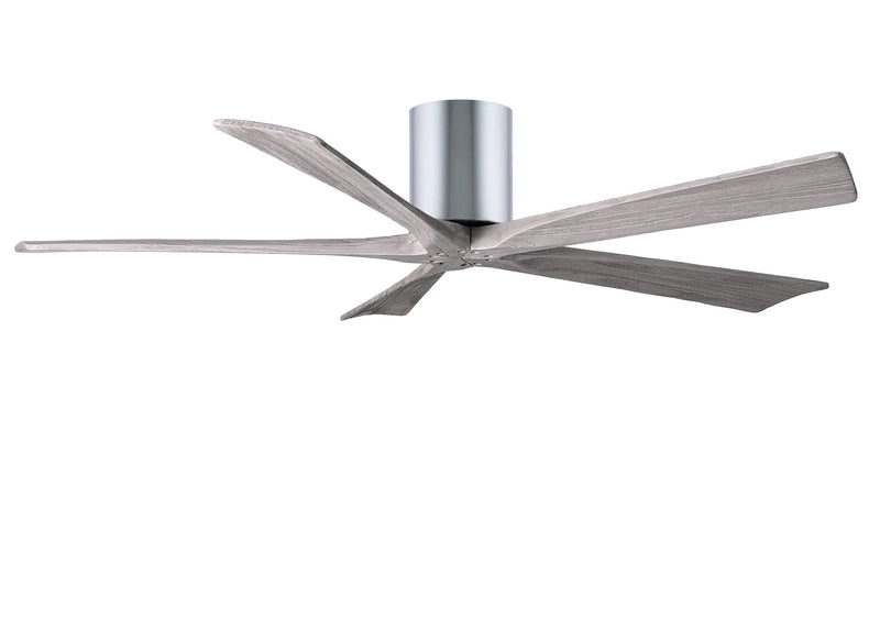 Matthews Fan Company Irene IR5H-CR-BW-60 60``Ceiling Fan, Polished Chrome Finish - LightingWellCo