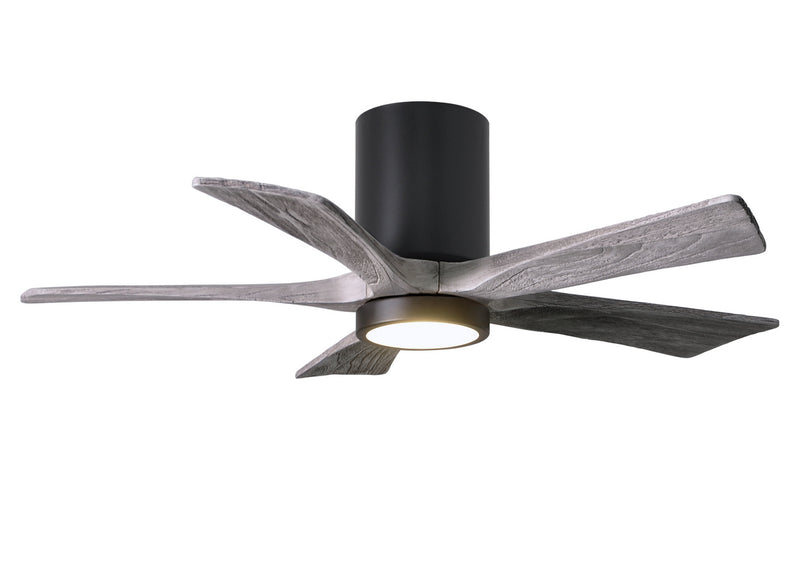 Matthews Fan Company Irene IR5HLK-BK-BW-42 42``Ceiling Fan, Matte Black Finish - LightingWellCo