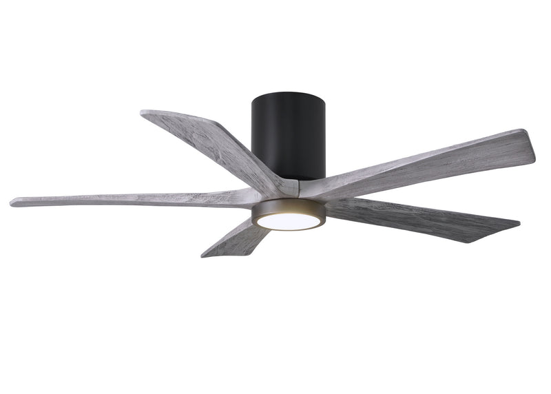 Matthews Fan Company Irene IR5HLK-BK-BW-52 52``Ceiling Fan, Matte Black Finish - LightingWellCo