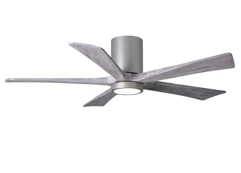 Matthews Fan Company Irene IR5HLK-BN-BW-52 52``Ceiling Fan, Brushed Nickel Finish - LightingWellCo