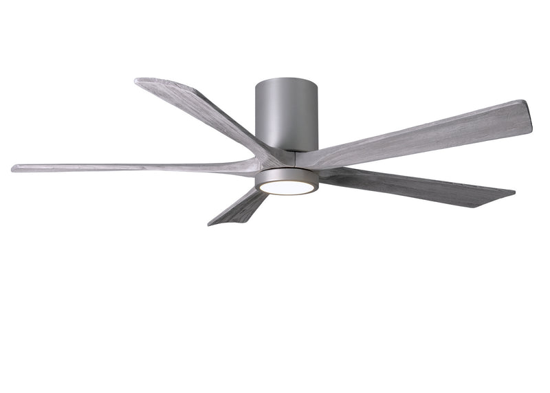 Matthews Fan Company Irene IR5HLK-BN-BW-60 60``Ceiling Fan, Brushed Nickel Finish - LightingWellCo