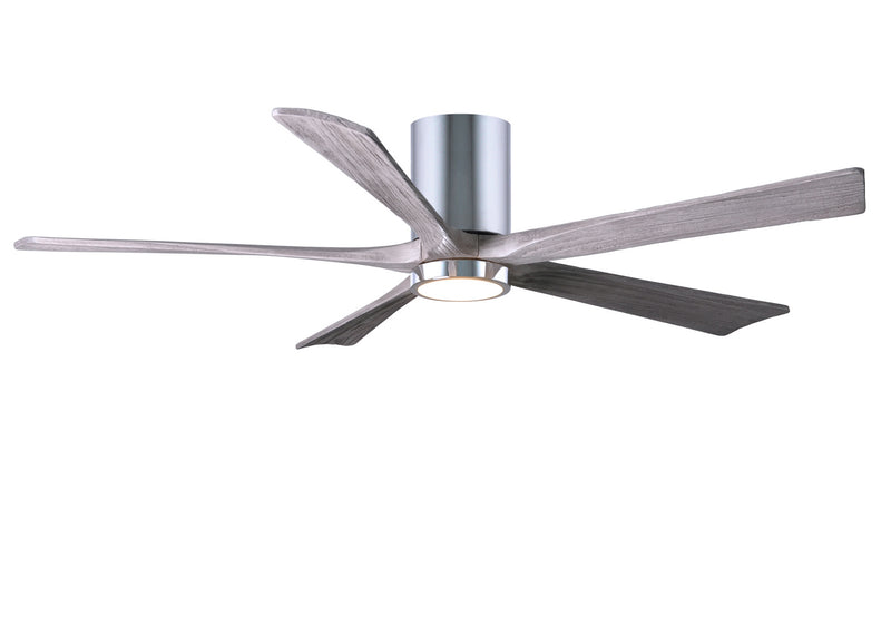 Matthews Fan Company Irene IR5HLK-CR-BW-60 60``Ceiling Fan, Polished Chrome Finish - LightingWellCo