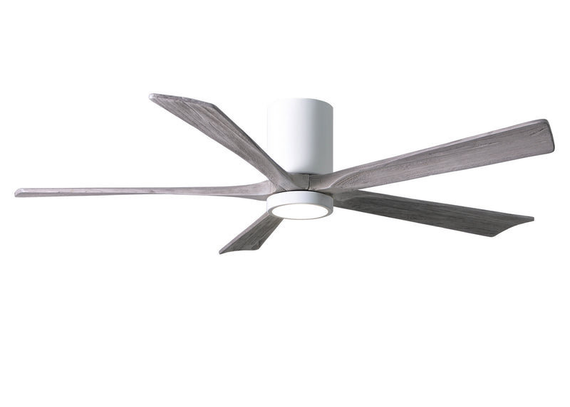 Matthews Fan Company Irene IR5HLK-WH-BW-60 60``Ceiling Fan, Gloss White Finish - LightingWellCo