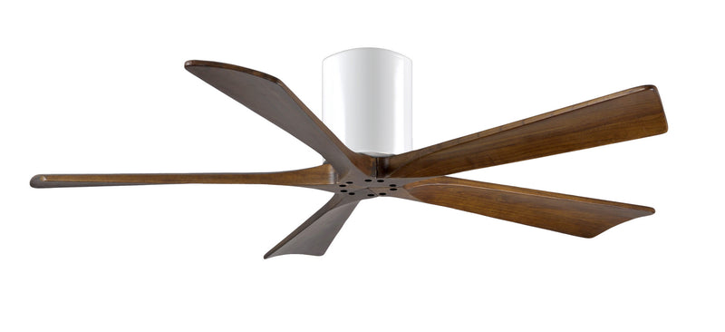 Matthews Fan Company Irene IR5H-WH-WA-52 52``Ceiling Fan, Gloss White Finish - LightingWellCo