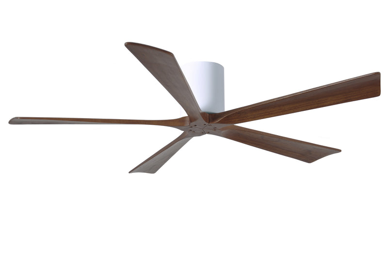 Matthews Fan Company Irene IR5H-WH-WA-60 60``Ceiling Fan, Gloss White Finish - LightingWellCo