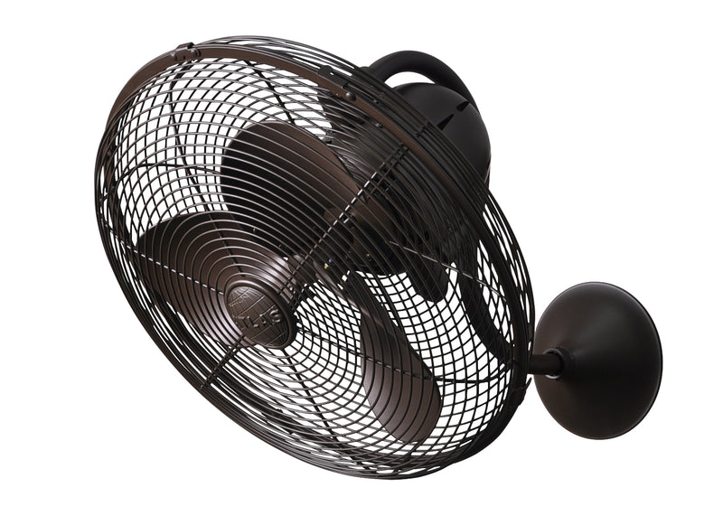 Matthews Fan Company Laura LL-TB Wall Fan, Textured Bronze Finish - LightingWellCo